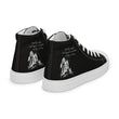 Lead By Example Haiku With Mountain Shrines on Men's High Top Canvas Shoes