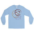 Courage To Begin Haiku With Fish on Men's Long Sleeve Shirt