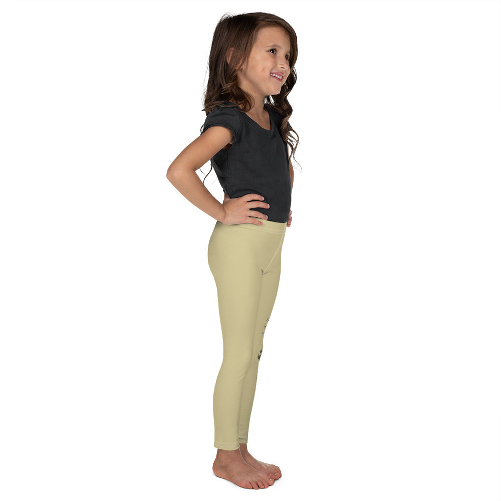 Matsuo Basho Haiku With Bonsai on Kids Leggings