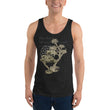 Matsuo Basho Haiku With Bonsai on Men's Premium Tank Top