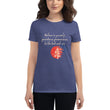 Believe To Win Haiku With Sun Tree on Women's Fashion Fit T-Shirt