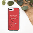 Walk With A Purpose Haiku With Dragonfly on Biodegradable iPhone Case