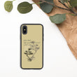 Matsuo Basho Haiku With Bonsai on Biodegradable iPhone Case