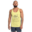 Sage Wisdom Haiku With Sparrow on Men's Original Tank Top