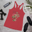 Matsuo Basho Haiku With Bonsai on Women's Racerback Tank Top