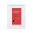 Walk With A Purpose Haiku With Dragonfly on Matte Paper Poster With Mat - Framed