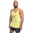 Sage Wisdom Haiku With Sparrow on Men's Original Tank Top