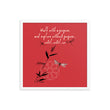 Walk With A Purpose Haiku With Dragonfly on Premium Luster Photo Paper Poster - Framed