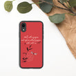 Walk With A Purpose Haiku With Dragonfly on Biodegradable iPhone Case