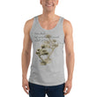 Matsuo Basho Haiku With Bonsai on Men's Premium Tank Top