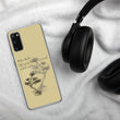 Matsuo Basho Haiku With Bonsai on Samsung Phone Case