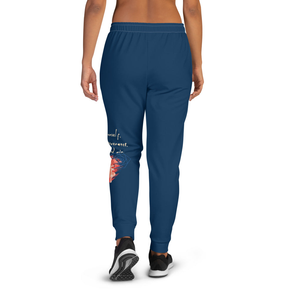 Believe To Win Haiku With Sun Tree on Women's Joggers