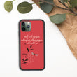 Walk With A Purpose Haiku With Dragonfly on Biodegradable iPhone Case