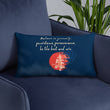 Believe To Win Haiku With Sun Tree on Basic Pillow