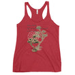 Matsuo Basho Haiku With Bonsai on Women's Racerback Tank Top