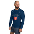 Believe To Win Haiku With Sun Tree on Men's Rash Guard