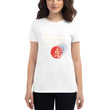 Believe To Win Haiku With Sun Tree on Women's Fashion Fit T-Shirt