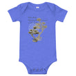 Matsuo Basho Haiku With Bonsai on Baby Short Sleeve Onesie