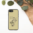 Matsuo Basho Haiku With Bonsai on Biodegradable iPhone Case