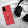 Walk With A Purpose Haiku With Dragonfly on Samsung Phone Case