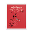 Walk With A Purpose Haiku With Dragonfly on Enhanced Matte Paper Poster - Framed