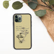 Matsuo Basho Haiku With Bonsai on Biodegradable iPhone Case