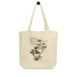 Matsuo Basho Haiku With Bonsai on Eco Tote Bag