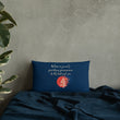 Believe To Win Haiku With Sun Tree on Premium Pillow