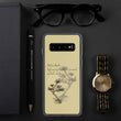 Matsuo Basho Haiku With Bonsai on Samsung Phone Case