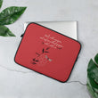 Walk With A Purpose Haiku With Dragonfly on Laptop Sleeve