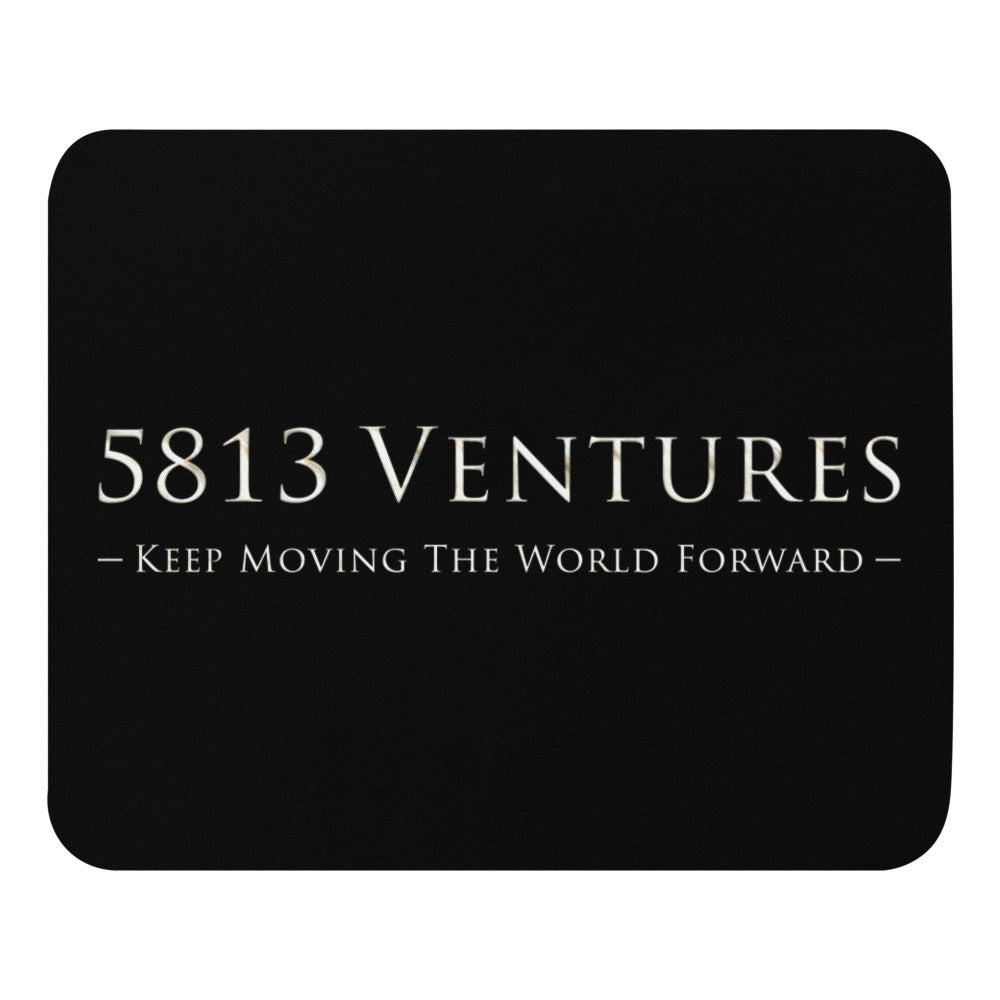 5813 Ventures Logo In Pearl on Mouse Pad