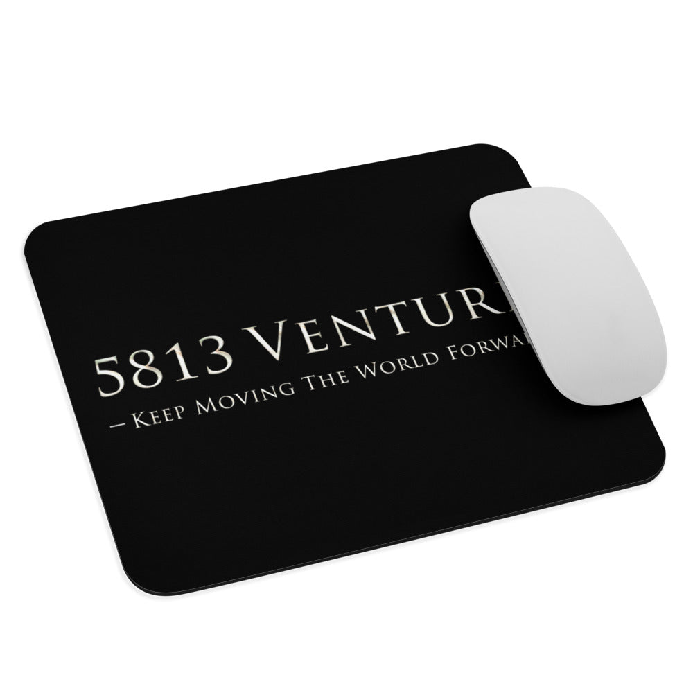 5813 Ventures Logo In Pearl on Mouse Pad