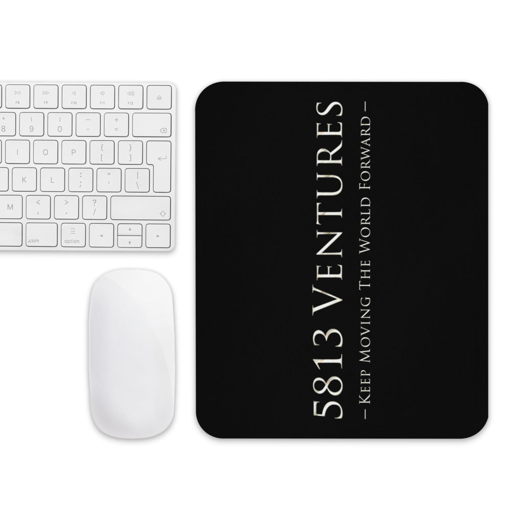 5813 Ventures Logo In Pearl on Mouse Pad