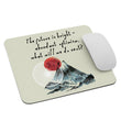 Future Is Bright Haiku With Mountain Sun on Mouse Pad