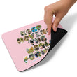 Baby Animals Keep Moving The World Forward In Pink on Mouse Pad