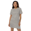 5813 Ventures Logo In Pearl on Women's Organic Cotton T-Shirt Dress