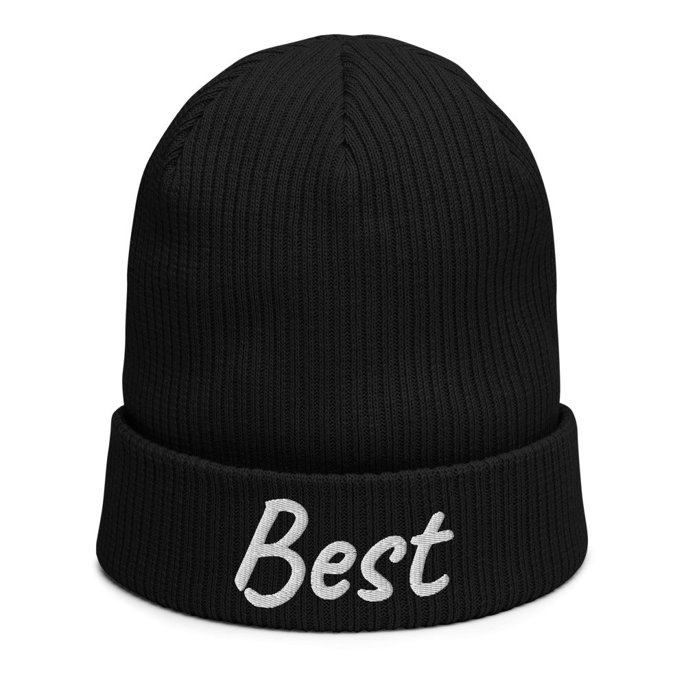 Best In Diamond Embroidery on Organic Beanie