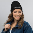 Inspire More In Diamond Embroidery on Organic Beanie