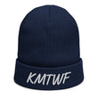 KMTWF In Pearl Embroidery on Organic Beanie