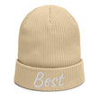 Best In Diamond Embroidery on Organic Beanie