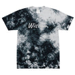 Wisdom In Marble Embroidery on Unisex Tie-Dye T-Shirt