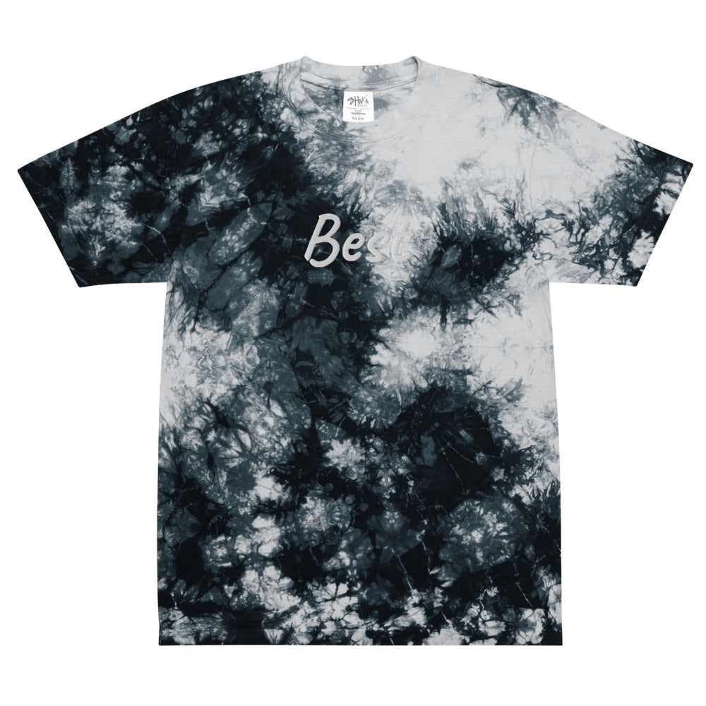 Best In Diamond Embroidery on Unisex Tie-Dye T-Shirt