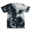 Joy In Emerald Embroidery on Unisex Tie-Dye T-Shirt