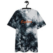 Explore In Amber Embroidery on Unisex Tie-Dye T-Shirt