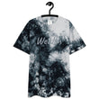 Wealth In Silver Embroidery on Unisex Tie-Dye T-Shirt