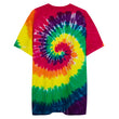 KMTWF In Pearl Embroidery on Unisex Tie-Dye T-Shirt