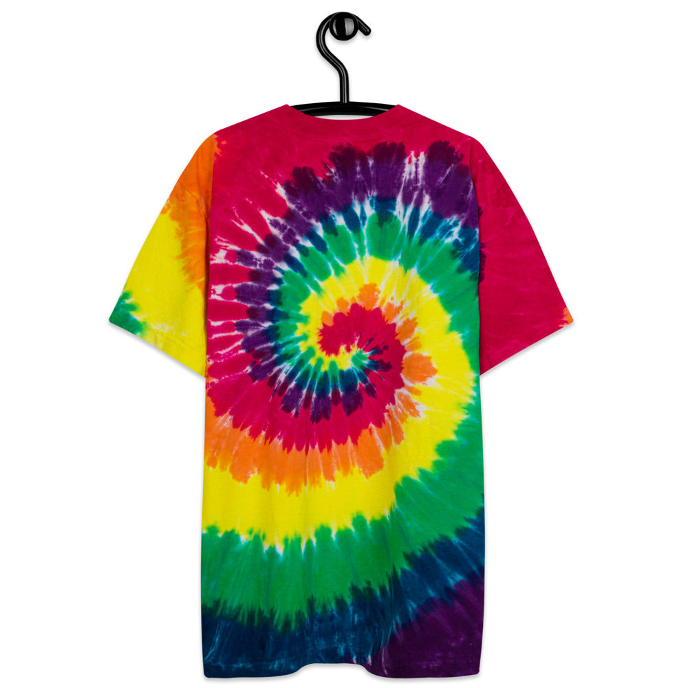 5813 In Pearl Embroidery on Unisex Tie-Dye T-Shirt