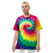 Inspire In Diamond Embroidery on Unisex Tie-Dye T-Shirt