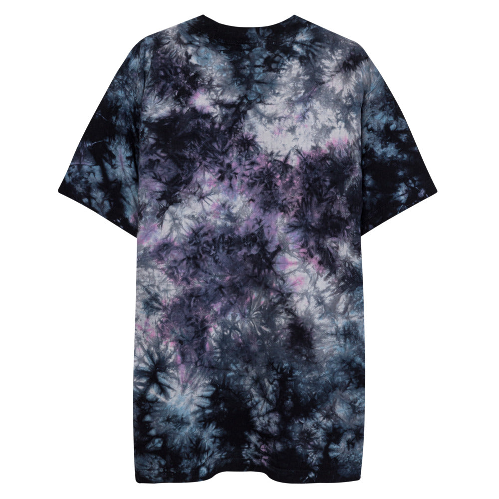 KMTWF In Pearl Embroidery on Unisex Tie-Dye T-Shirt