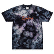 Explore In Amber Embroidery on Unisex Tie-Dye T-Shirt